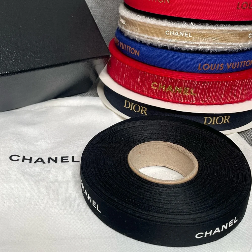 CHANEL Black & White Ribbon by the Yard - 5/8”_3